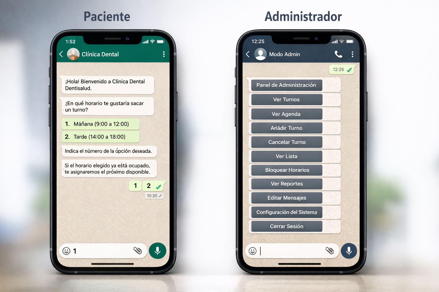 Mockup Administrador